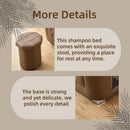 81'' Wide Shampoo Bed with Brown Modern Minimalist Style