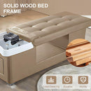 79‘’ Luxurious Massage Shampoo Bed with Water Cycle Head SPA Equipment