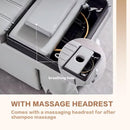 79'' Stylish Head SPA Shampoo Bed with Head Fumigation