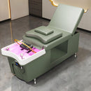 79'' Smart Head Spa Bed with Matcha Green Modern Design
