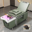 79'' Luxurious Shampoo Bed with Matcha Green Modern Design