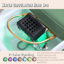 81'' Smart Head Spa Bed with Green and Wood Color Design