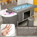 79‘’ Smart Head SPA Bed with Massage Chair Includes Ambient Light