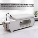 78'' Modern Head SPA Bed with Elegant Grey Hollow Design