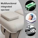 78'' White Shampoo Bed with Massage Table