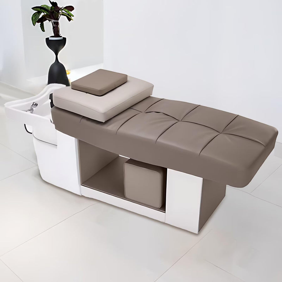 79'' Modern Shampoo Bed with Massage Headrest