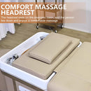 78'' Integrated Shampoo Bed with Khaki Modern Minimalist Style