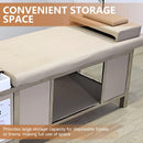 78'' Integrated Shampoo Bed with Khaki Modern Minimalist Style