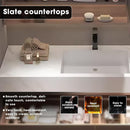 52'' Luxurious Bathroom Vanity with Open Storage Level