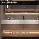 52'' Luxurious Bathroom Vanity with Open Storage Level