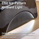 75‘’ Luxurious Shampoo Bed with Geometric Texture Arc LED Light