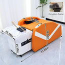 73'' Modern Spa Shampoo Bed with Orange Modern Style