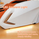 71'' Modern Massage Table with Orange Ambient Light