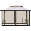 Outdoor Gazebo with Mosquito Netting for Lawn, Garden, Backyard