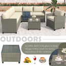 Patio Furniture Set with Table, Chair and Cushions