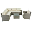 Patio Furniture Set with Table, Chair and Cushions