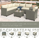 Patio Furniture Set with Table, Chair and Cushions