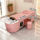79'' Modern Spa Bed with Pastel Pink and Modern Sleek Design