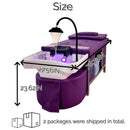79'' Modern SPA Bed with Charming Purple Leather