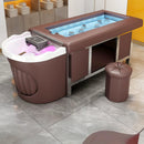79'' Smart Shampoo Bed with Facial Table Includes Steaming