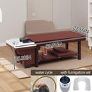 81'' Simple Head SPA Bed with Rich Burgundy