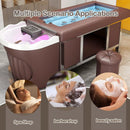 79‘’ Large Head SPA Bed with Light Blue Accent Design
