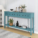 Rustic Solid Wood Entryway Console Table