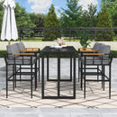 Steel Outdoor Dining Set for Patio, Balcony and Backyard