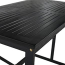 Steel Outdoor Dining Set for Patio, Balcony and Backyard