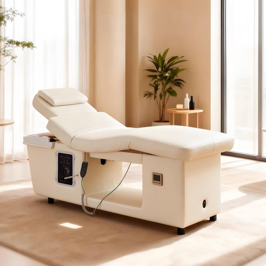 81'' White Massage Table with Head SPA Equipment