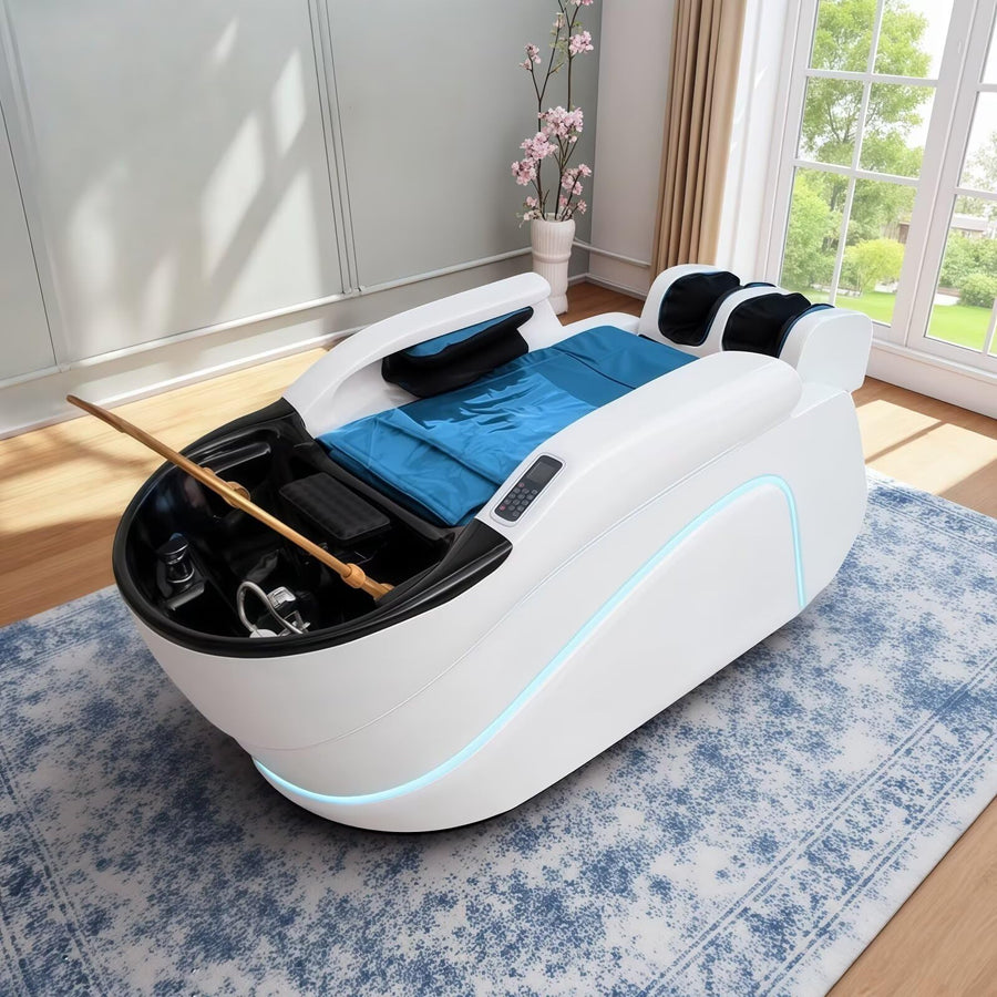 71'' Ergonomic Head SPA Bed with Adjustable Intensity