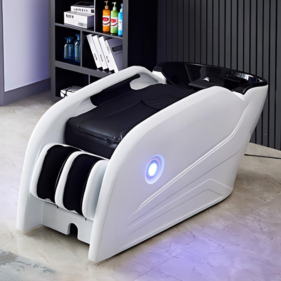 76'' Smart Spa Shampoo Bed with Durable Acrylic Basin