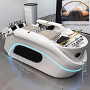 71'' Wide Shampoo Bed with Futuristic Curved Light