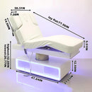 78‘’ Modern Massage Bed with White Futuristic Style