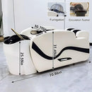 71'' Simple Head Spa Bed with Smart Massage