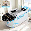 71''-73'' Luxurious Head SPA Bed with Grey Premium Leather