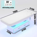 76'' Adjustable Massage Table with Futuristic Blue Light Base