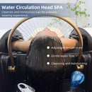 76'' White Head Spa Bed with Unique Ambient Light