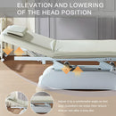 75'' Mordern Beauty Bed with Disposable Bed Sheet Rack