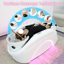 73'' Modern Shampoo Bed Romantic Pink LED Light