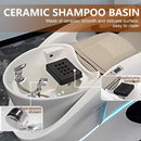 71'' Wide Shampoo Bed with Futuristic Curved Light