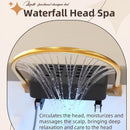 71'' White Shampoo Bed with Waterfall Head SPA Equipment