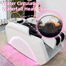 73'' Luxurious Shampoo Bed with Charming Pink LED Light