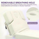 78‘’ Electric Massage Table with White Futuristic Style