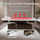 75'' Luxurious Massage Table with LED Lights