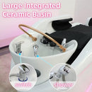 73'' Modern Shampoo Bed Romantic Pink LED Light