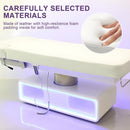 78‘’ Modern Massage Bed with White Futuristic Style