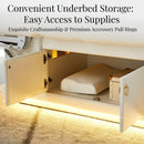 76'' Modern Massage Table with Upgraded Warm Lighting