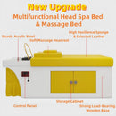 78'' Adjustable Shampoo Bed with Modern Massage Table