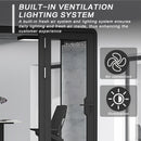 Office Sound Booth with Audio Privacy - Portable Soundproof Booth Includes Black Modern Design,Movable Room with Light,Fans, USB Port for Singing Room, Telephone Booth